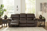 Prime Furniture - Ashley Furniture - Leesworth Living Room - Power Rocker Recliner / Ocean - U4380998